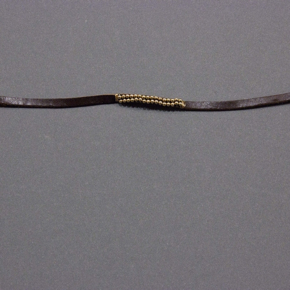 Sundance "Two in a Row" leather bracelet